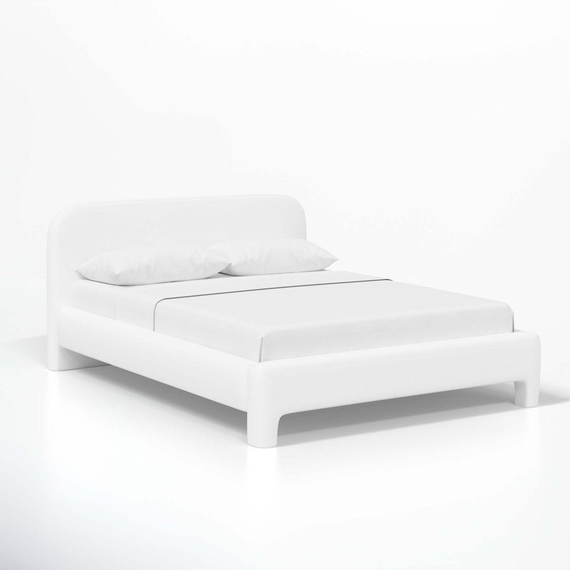 Lit standard tapissier Illy, Boucle éléphant classique, Grand