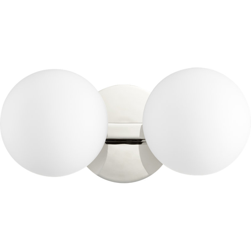 Averyana 2 - Light Dimmable Vanity Light, Polished Nickel