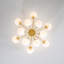 Plafonnier semi-encastré 10 lumières Mid-Century
