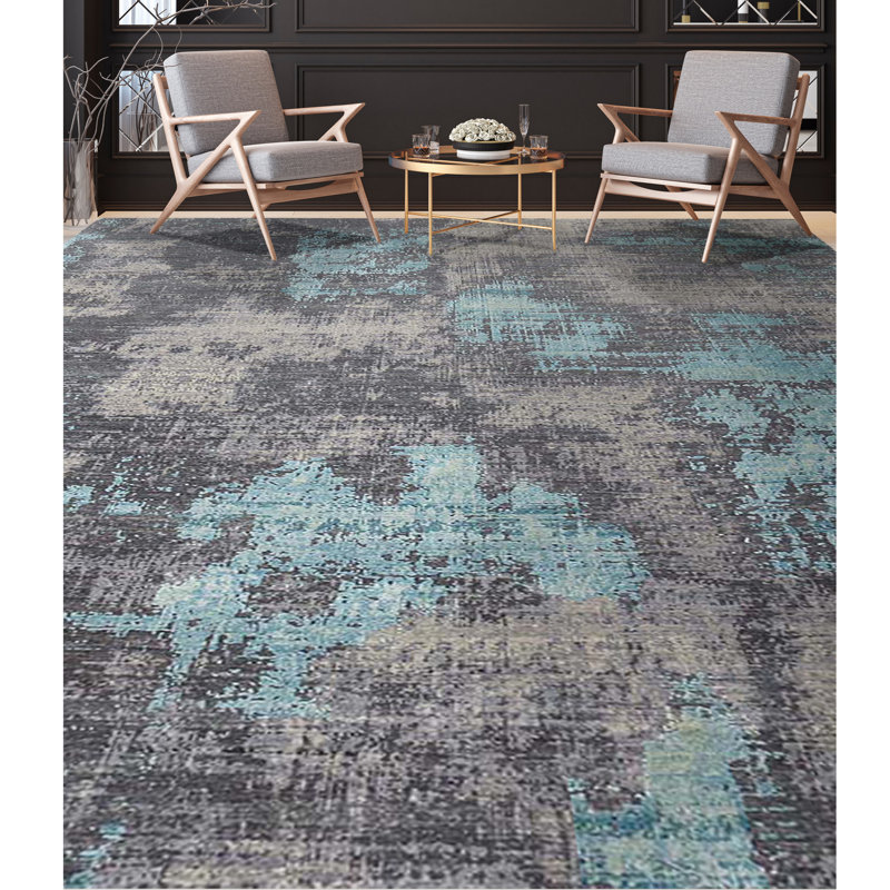 Abstract Area Rug, Rectangle 8' x 10'