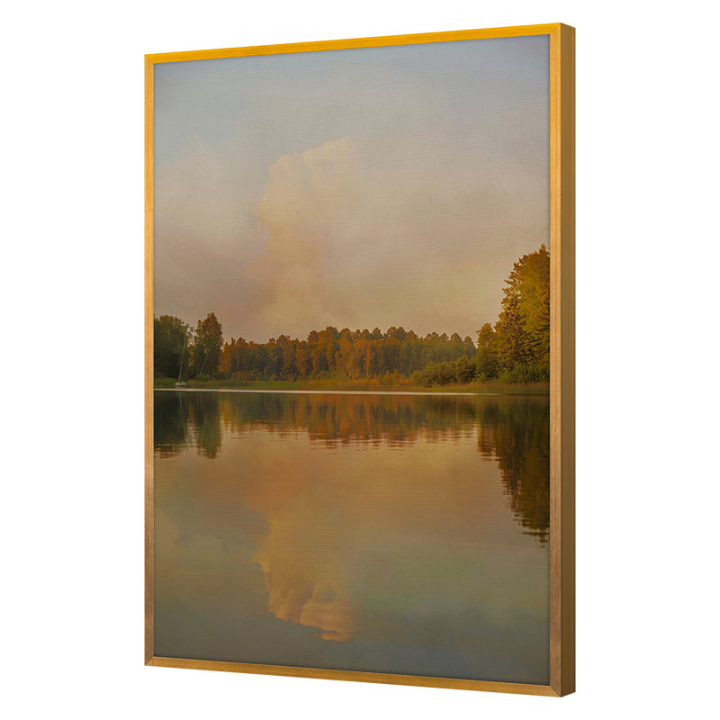Reflections par Kate Woodman - Impression sur papier avec cadre flottant, H 48 po x l 32 po