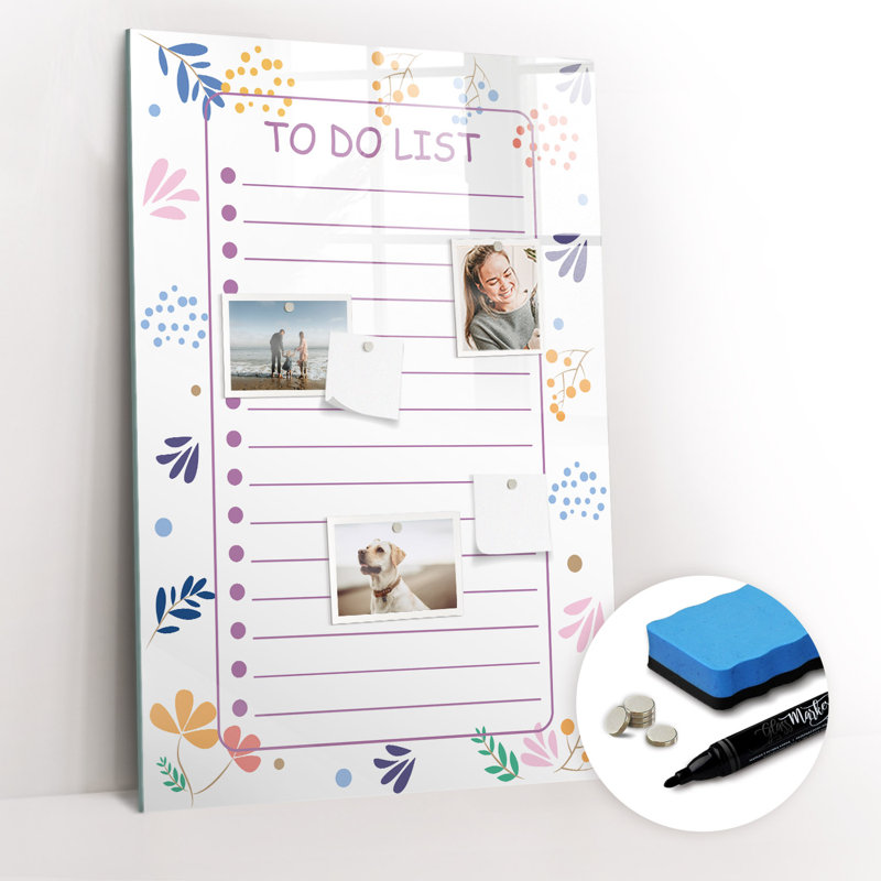 Magnetic Glass Dry Erase Board