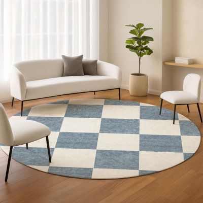 Tapis géométrique intérieur / extérieur lavable à la machine Chantille ACN2345