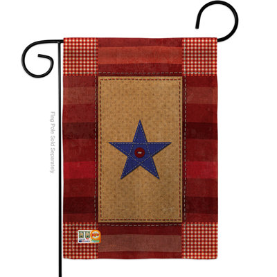 Double Sided 18.5'' H x 13'' W Burlap Garden Flag