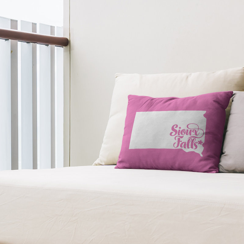 Coussin lombaire intérieur/extérieur, Sioux Falls, Rose