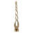 Aluminum Abstract Decorative Object for Home or Office Decor Gold 32".