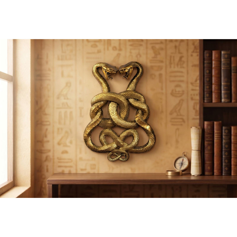 Kristopher Infinity Cobra Twins Wall Sculpture