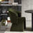3-Piece Dining Table Set, Wood Top, Faux Fur Armchairs-108053035-108053030-108053036