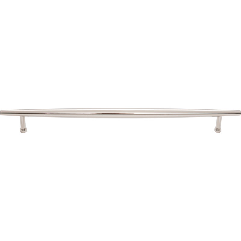 Allendale Bar Pull, Polished Nickel, 12" Center to Center