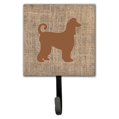 Porte-laisse hound et crochet mural afghan