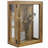 Acacia Wood Display Wall Case With Corkboard