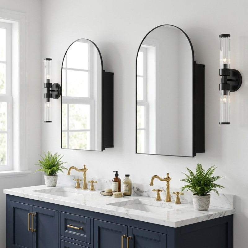 W H Medicine Cabinet Mirror 3