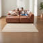 Adjustable Modular Sectionals Sofa, Breathable Pu Leather, Modern Design For Living Room