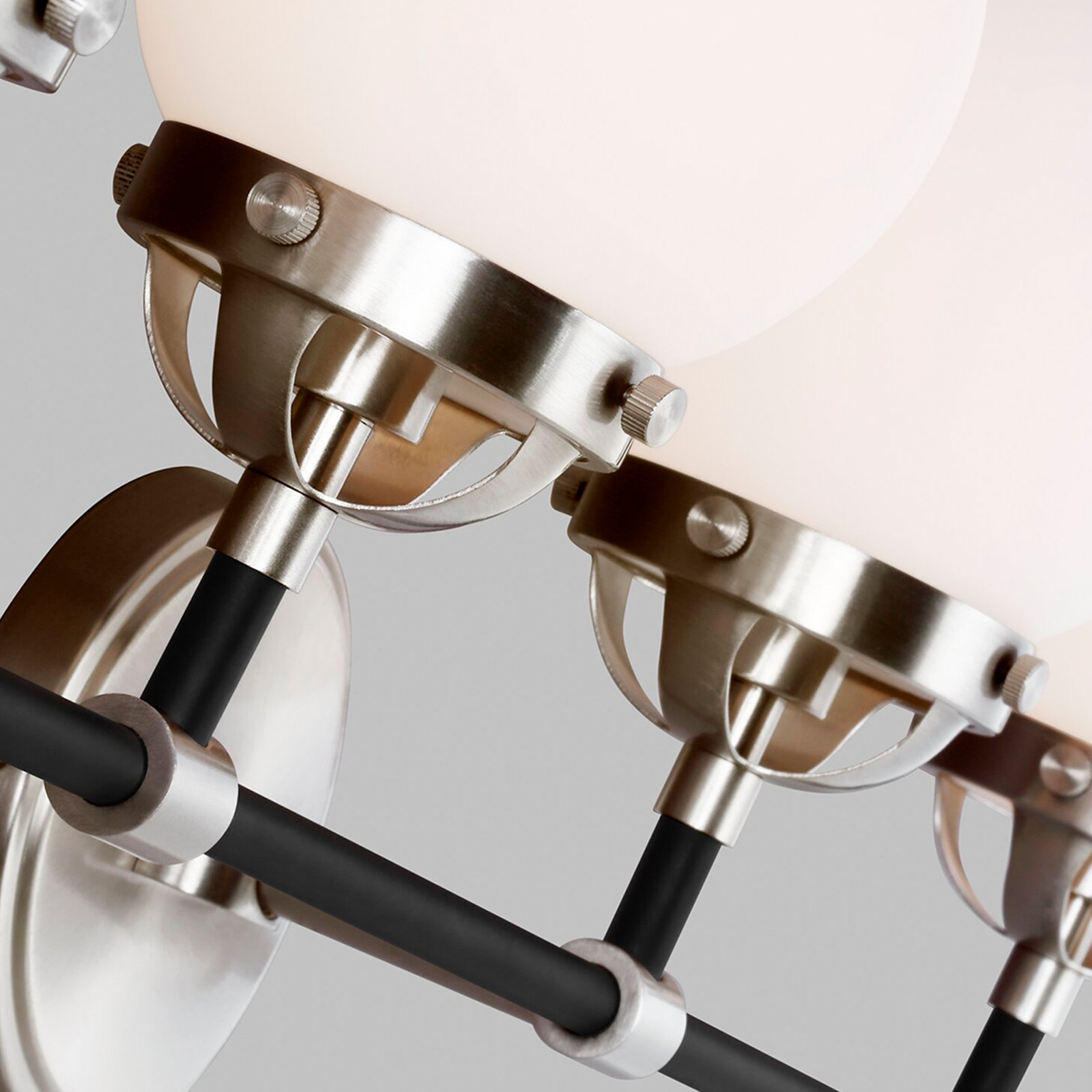 Newport 5-Light Steel Vanity Light , Brushed Nickel, No 