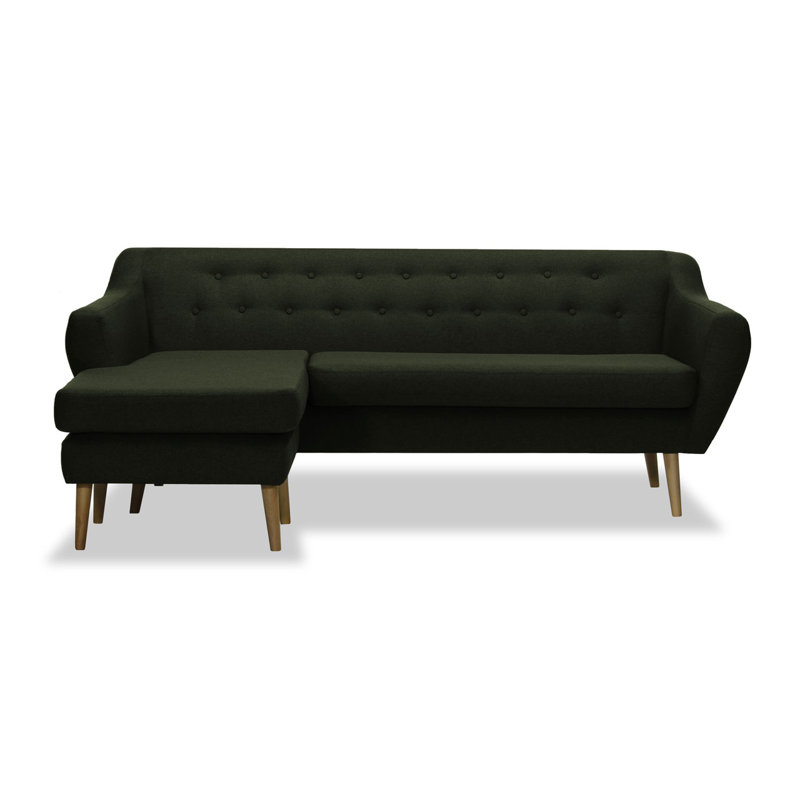 Bernardo 4 Seater Corner Sofa , Dark Green