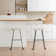 Racette Counter Stool with Metal Frame