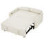 Canapé-lit escamotable 57 po avec port USB et dossier réglable-1122409400