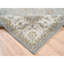 Tapis surdimensionné 14 po x 16 pi en laine biologique karajé et à motif géométrique gris noué à la main Sh63068