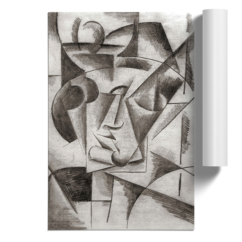 Composition by Lyubov Popova - Frameless Print, 59cm H x 42cm W x 0.1cm D