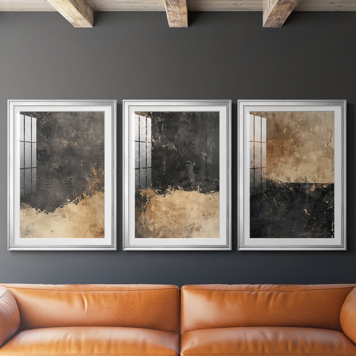 Hokku Designs ABSTRACT Series CCCXL -Custom Framed Premium Print W Matt ...