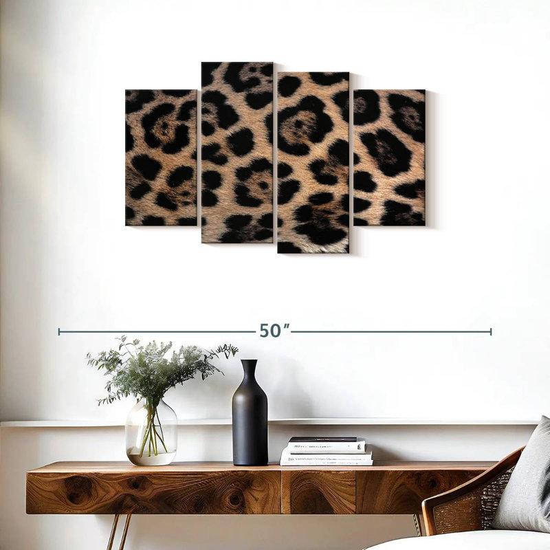 Brampt Jaguar Fur, 22" H x 36" W