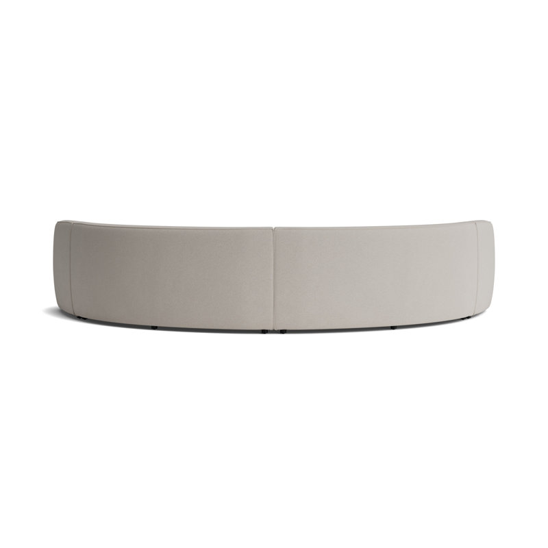 Giselle Sectional, Performance Boucle - Dove Gray