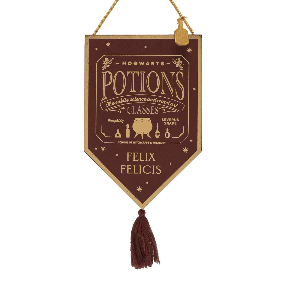 Holz-Wanddekoration Hänger Harry Potter Felix Felicis