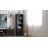 Tall Storage Cabinet with Tempered Glass Door, Two Drawers, and Adjustable Shelf for Versatile Home Organization-837944163