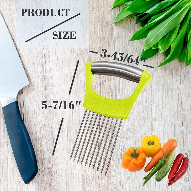 2-pack Onion Slicer Holder Green