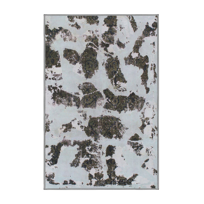 Abstract Indoor Rug, Rectangle 4' x 6'