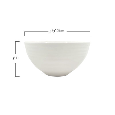 Bol à céréales en porcelaine 26 oz Canvas Home
