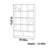 Modern simple high appearance level bookcase