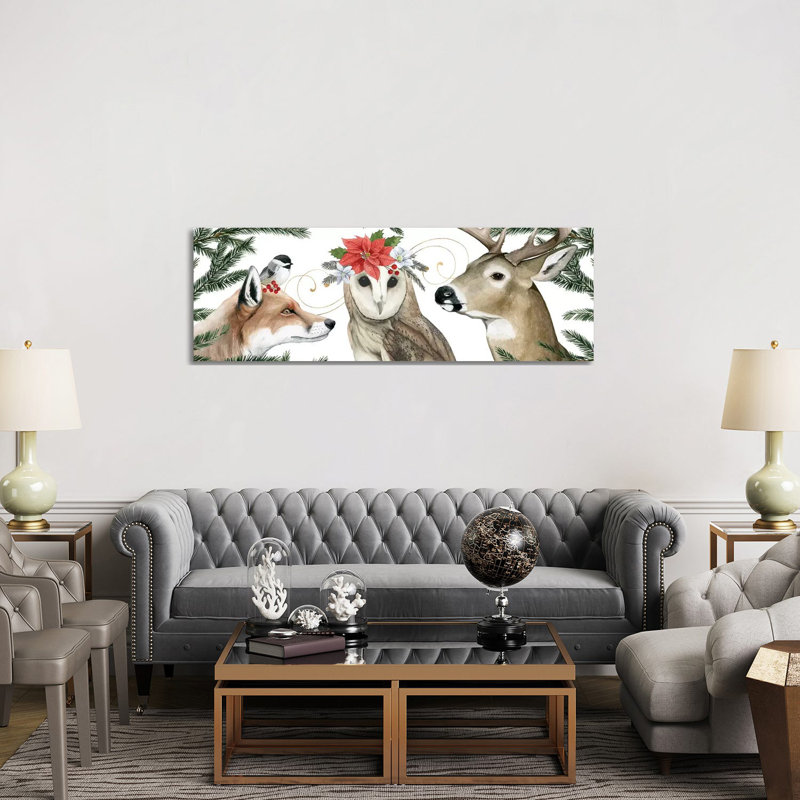Timberland Christmas Collection D by Grace Popp - Wrapped Canvas Panoramic Print, 152.4 cm H x 50.8 cm W x 3.175 cm D