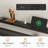 Twin Metal Bed Frame with LED Lights & Charging Station, Upholstered Headboard, Ample Storage, No Box Spring Required-515681514