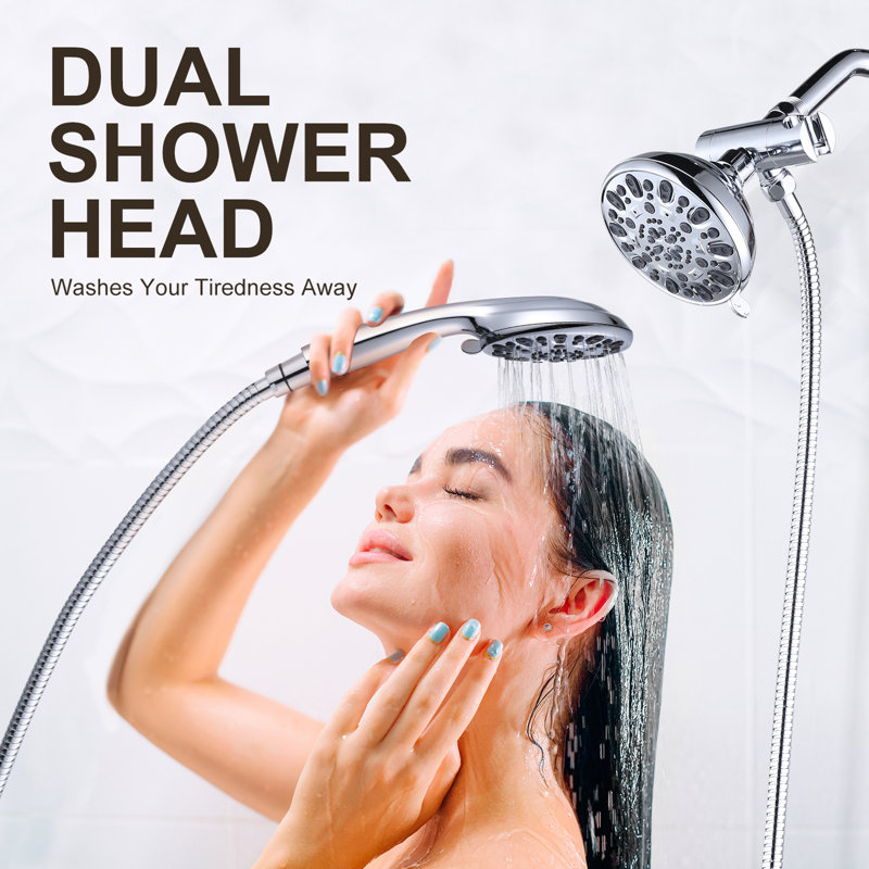 Rain Handheld Shower Head 2.5 GPM GPM, Chrome