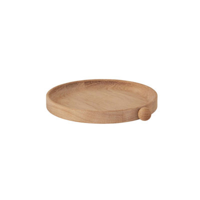 Inka Solid Wood Round Decorative Tray