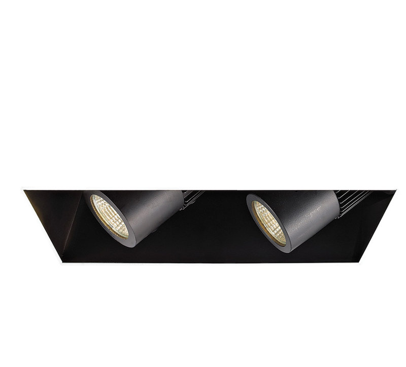 Precision 18.5'' Black Aluminum LED Recessed Lighting Kit - Energy Star
