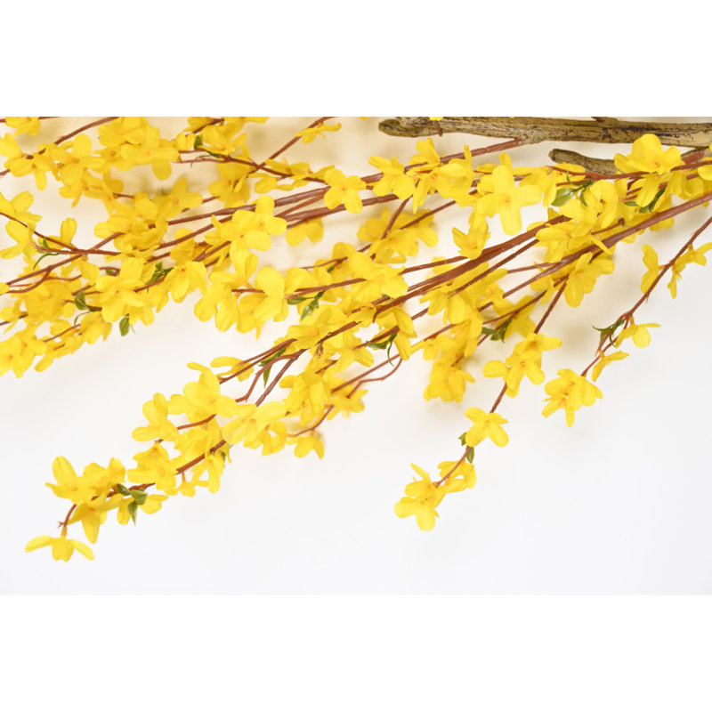 Arbre artificiel artificiel en pot en plastique, H 60 po x l 7 po x P 7 po