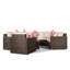 Yancey 5 Seater Rattan Corner Sofa Set