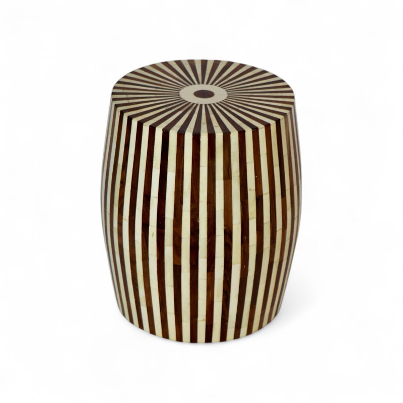 Striped Pattern Stool
