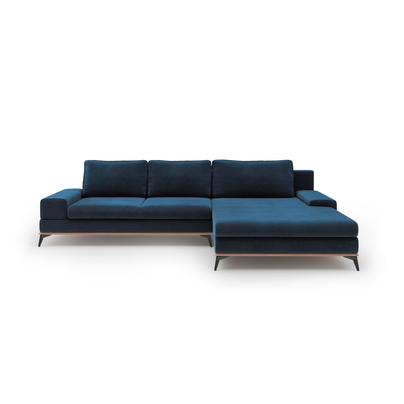 Cuiksa 5 Seater Sofa Bed, Blue, Right Hand Facing