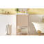 Ensemble de meuble-lavabo sur pied 20 po avec lavabo en céramique, ensemble de meuble-lavabo simple autoportant avec porte à fermeture douce, style français.