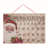 Wood Beaded Countdown Advent Calendar with Star Magnet