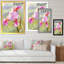 Iris rose dans les prés - œuvre d'art traditionnelle sur toile-1632569275-1632569220