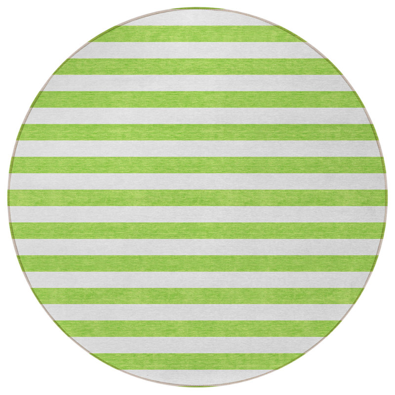 Tapis extérieur rond 8 po