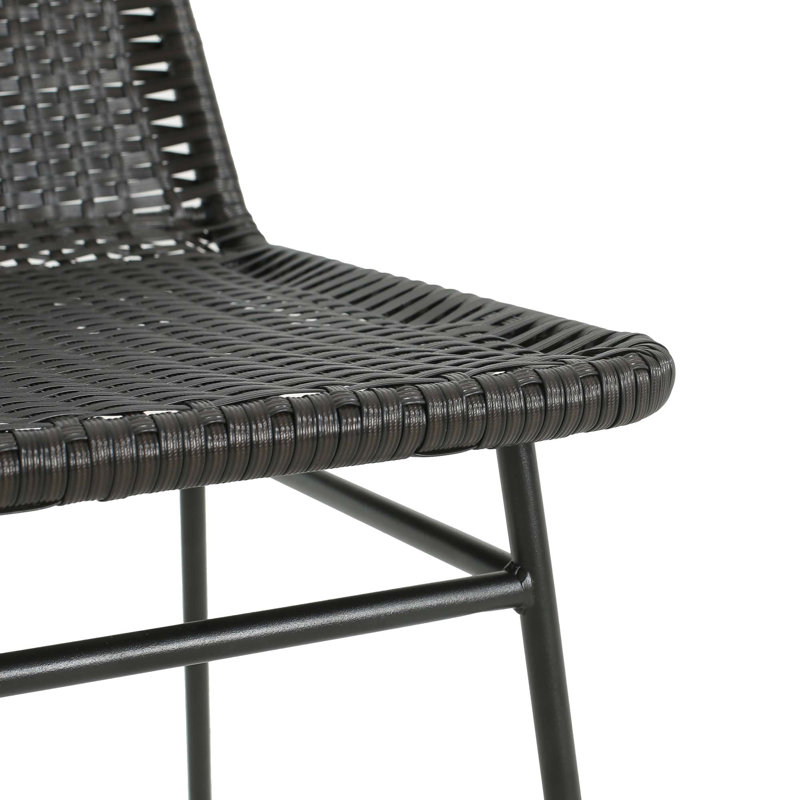 Chaise de salle à manger (ensemble de 2), Marron foncé