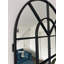 Arch Metal Window Panel Mirror