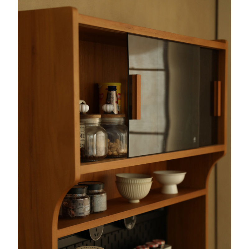 Home Kitchen Solid Wood Food Cabinet