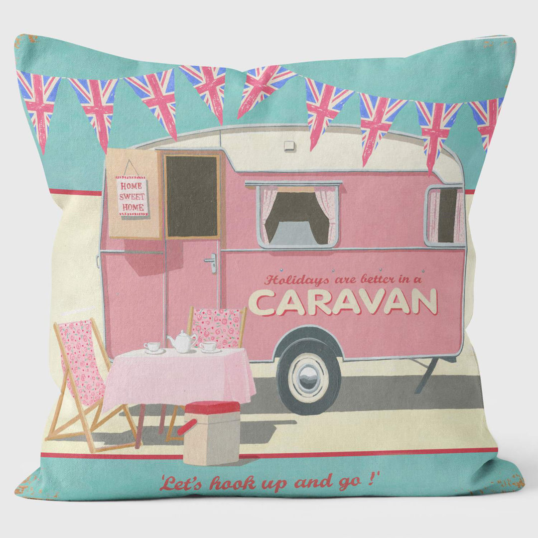 Better in a Caravan - Martin Wiscombe Cushion
