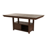 Echof 74.6'' L Rectangular Dining Table with Storage